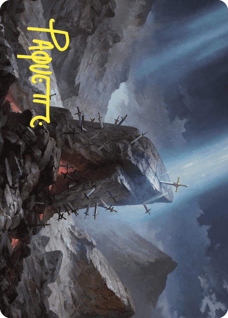 The Irencrag Art Card (Gold-Stamped Signature) [Wilds of Eldraine Art Series] | Gate City Games LLC