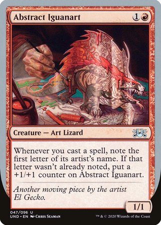 Abstract Iguanart [Unsanctioned] | Gate City Games LLC