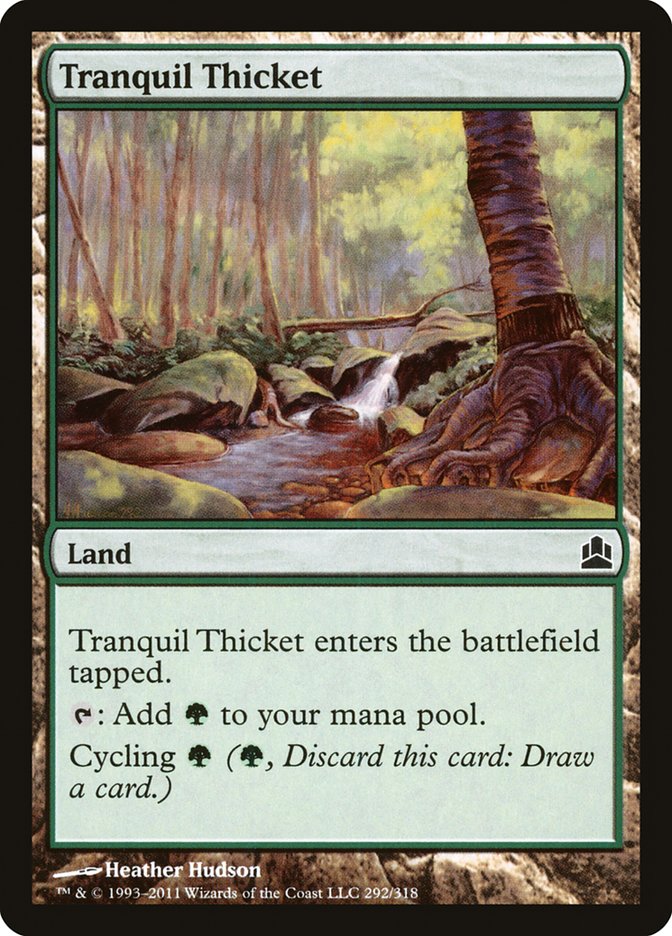 Tranquil Thicket [Commander 2011] | Gate City Games LLC