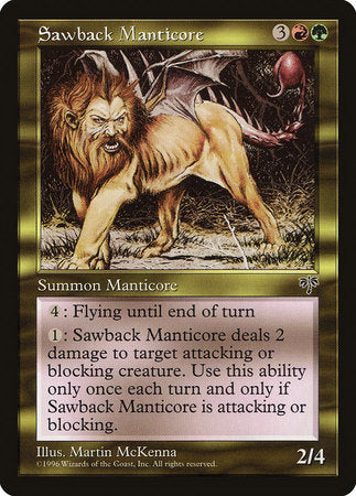 Sawback Manticore [Mirage] | Gate City Games LLC