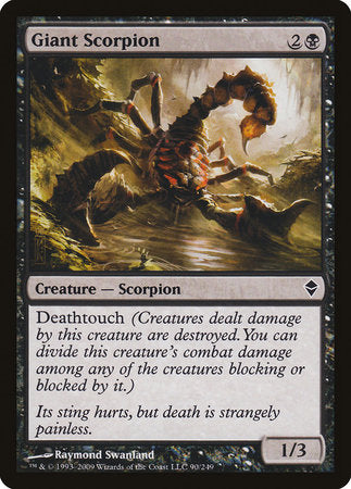 Giant Scorpion [Zendikar] | Gate City Games LLC