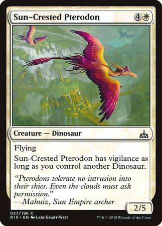 Sun-Crested Pterodon [Rivals of Ixalan] | Gate City Games LLC
