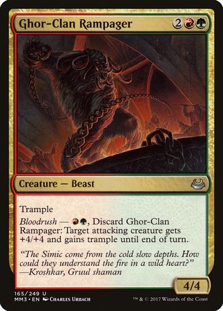 Ghor-Clan Rampager [Modern Masters 2017] | Gate City Games LLC