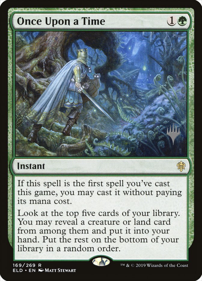 Once Upon a Time (Promo Pack) [Throne of Eldraine Promos] | Gate City Games LLC