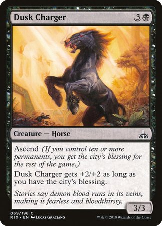 Dusk Charger [Rivals of Ixalan] | Gate City Games LLC