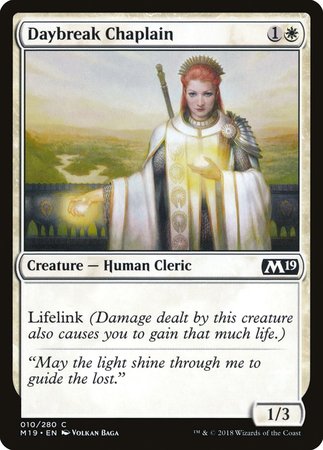 Daybreak Chaplain [Core Set 2019] | Gate City Games LLC
