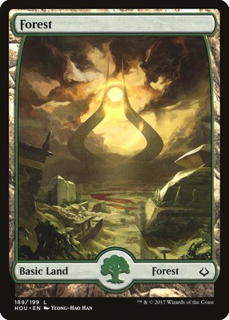 Forest (189) - Full Art [Hour of Devastation] | Gate City Games LLC