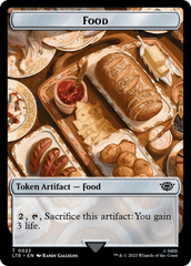 Ballistic Boulder // Food (0022) Double-Sided Token (Surge Foil) [The Lord of the Rings: Tales of Middle-Earth Tokens] | Gate City Games LLC