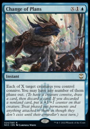 Change of Plans (Promo Pack) [Streets of New Capenna Commander Promos] | Gate City Games LLC