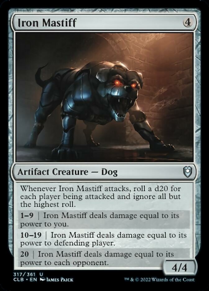 Iron Mastiff [Commander Legends: Battle for Baldur's Gate] | Gate City Games LLC