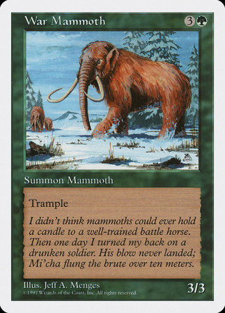 War Mammoth [Fifth Edition] | Gate City Games LLC