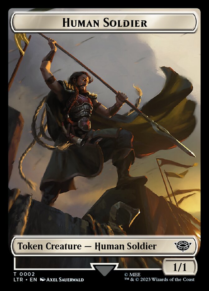 Human Soldier Token (02) [The Lord of the Rings: Tales of Middle-Earth Tokens] | Gate City Games LLC