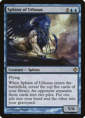 Sphinx of Uthuun [Duel Decks: Venser vs. Koth] | Gate City Games LLC