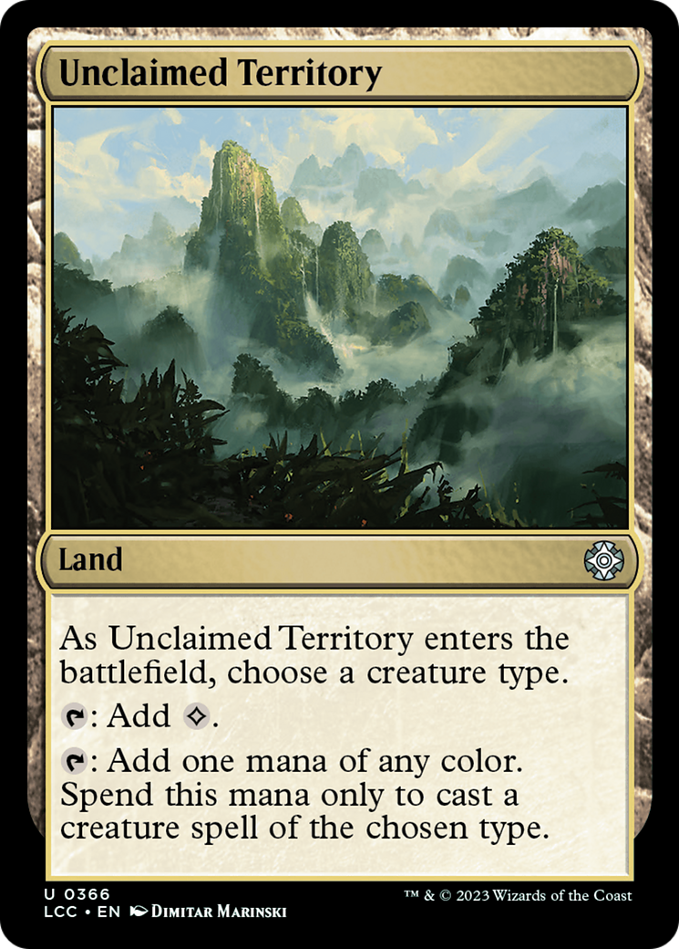 Unclaimed Territory [The Lost Caverns of Ixalan Commander] | Gate City Games LLC