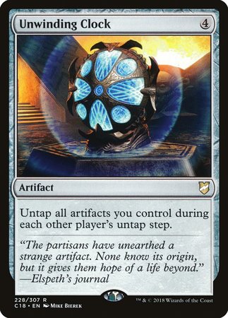 Unwinding Clock [Commander 2018] | Gate City Games LLC