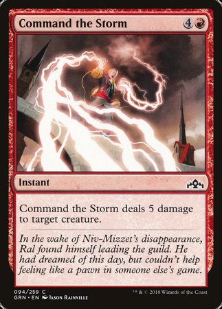 Command the Storm [Guilds of Ravnica] | Gate City Games LLC