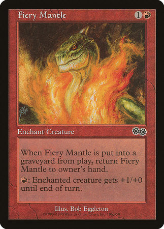 Fiery Mantle [Urza's Saga] | Gate City Games LLC