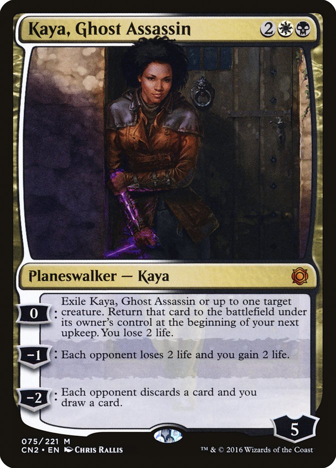 Kaya, Ghost Assassin (075/221) [Conspiracy: Take the Crown] | Gate City Games LLC