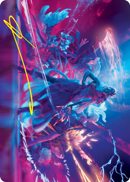 Prismari Command Art Card (Gold-Stamped Signature) [Strixhaven: School of Mages Art Series] | Gate City Games LLC