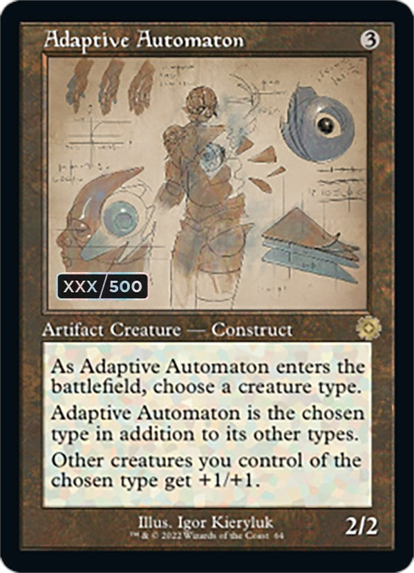 Adaptive Automaton (Retro Schematic) (Serial Numbered) [The Brothers' War Retro Artifacts] | Gate City Games LLC