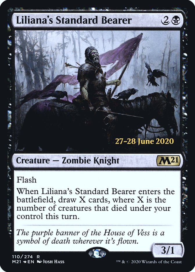 Liliana's Standard Bearer  [Core Set 2021 Prerelease Promos] | Gate City Games LLC