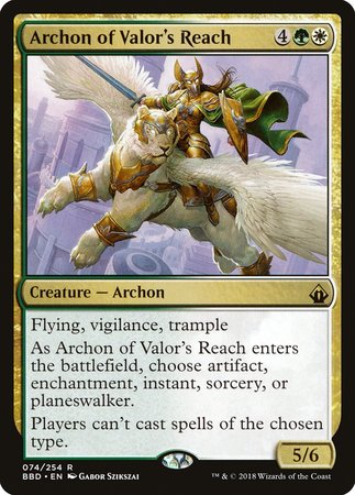 Archon of Valor's Reach [Battlebond] | Gate City Games LLC