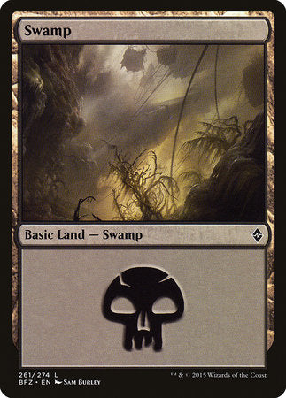 Swamp (261) [Battle for Zendikar] | Gate City Games LLC