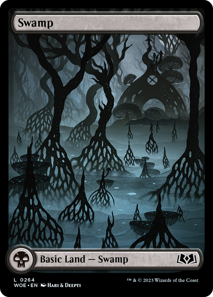 Swamp (264) (Full-Art) [Wilds of Eldraine] | Gate City Games LLC