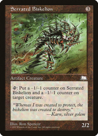 Serrated Biskelion [Weatherlight] | Gate City Games LLC