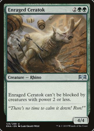 Enraged Ceratok [Ravnica Allegiance] | Gate City Games LLC