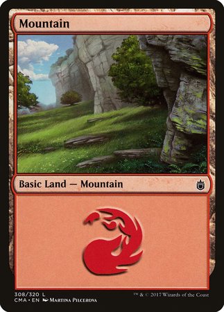 Mountain (308) [Commander Anthology] | Gate City Games LLC