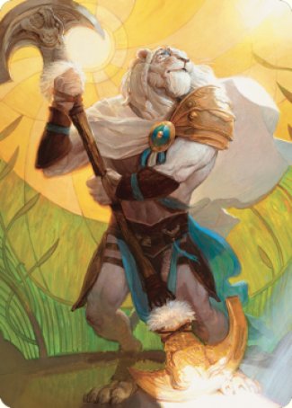 Ajani, Sleeper Agent Art Card [Dominaria United Art Series] | Gate City Games LLC