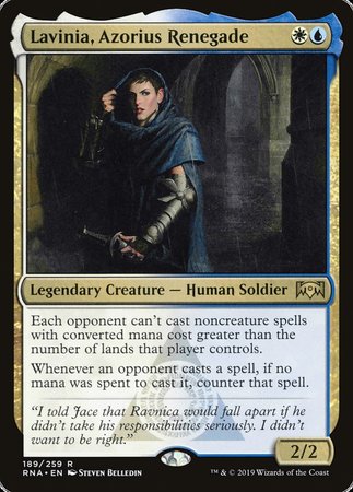 Lavinia, Azorius Renegade [Ravnica Allegiance] | Gate City Games LLC