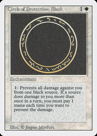 Circle of Protection: Black [Revised Edition] | Gate City Games LLC