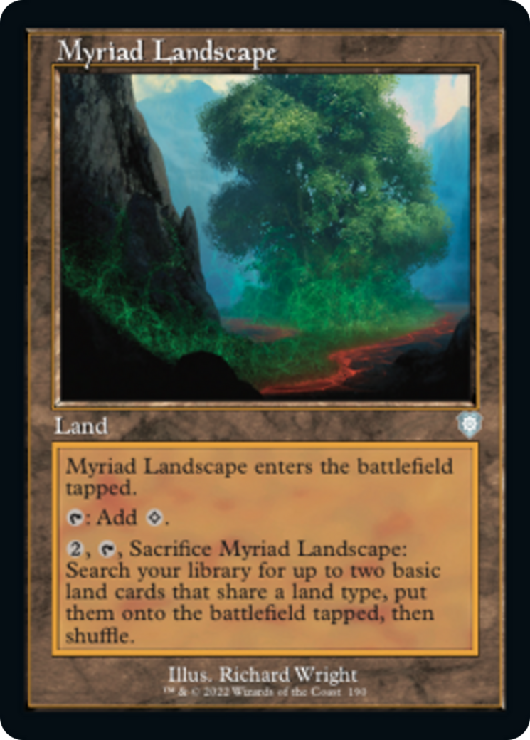 Myriad Landscape (Retro) [The Brothers' War Commander] | Gate City Games LLC