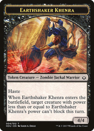 Earthshaker Khenra Token [Hour of Devastation Tokens] | Gate City Games LLC