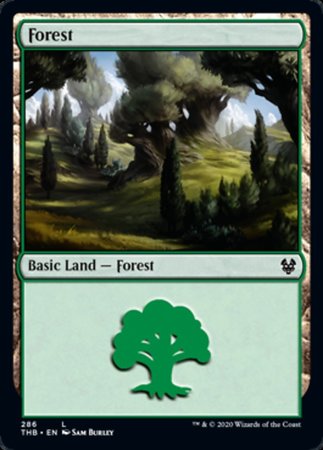 Forest (286) [Theros Beyond Death] | Gate City Games LLC