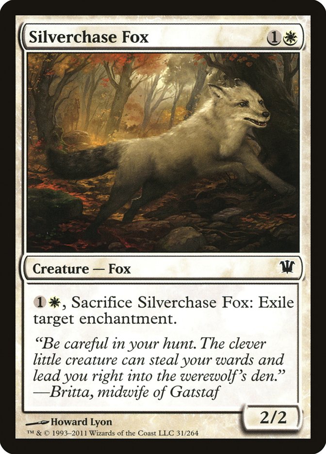 Silverchase Fox [Innistrad] | Gate City Games LLC