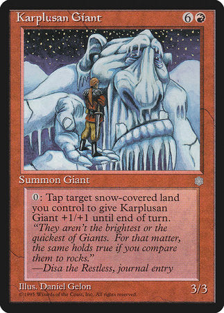Karplusan Giant [Ice Age] | Gate City Games LLC