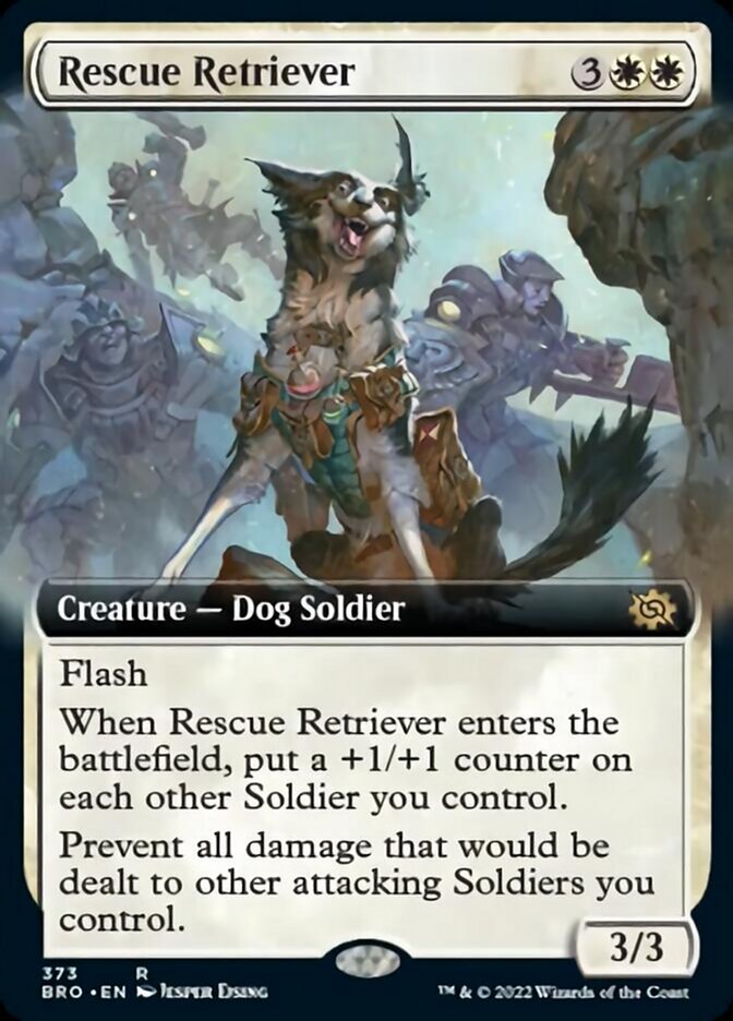 Rescue Retriever (Extended Art) [The Brothers' War] | Gate City Games LLC