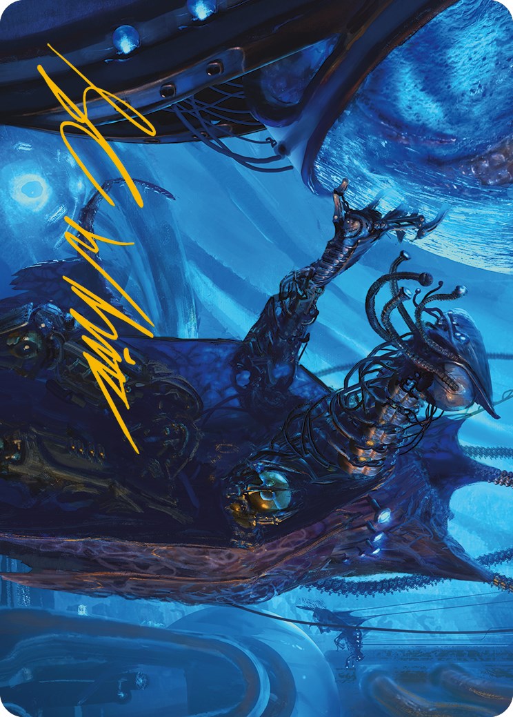 Atmosphere Surgeon Art Card (Gold-Stamped Signature) [Phyrexia: All Will Be One Art Series] | Gate City Games LLC