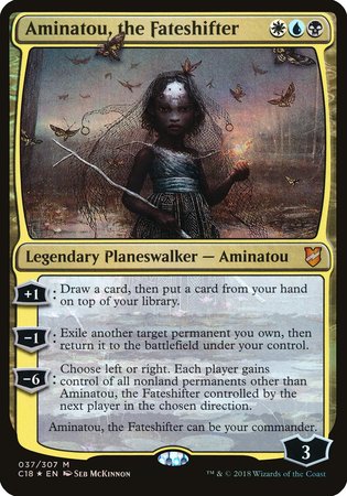 Aminatou, the Fateshifter (Commander 2018) [Commander 2018 Oversized] | Gate City Games LLC