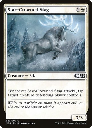 Star-Crowned Stag [Core Set 2019] | Gate City Games LLC