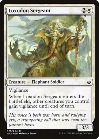 Loxodon Sergeant [War of the Spark] | Gate City Games LLC