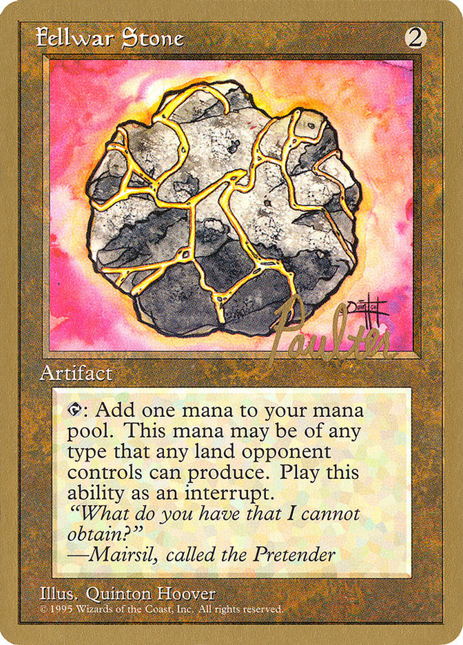 Fellwar Stone (Preston Poulter) [Pro Tour Collector Set] | Gate City Games LLC