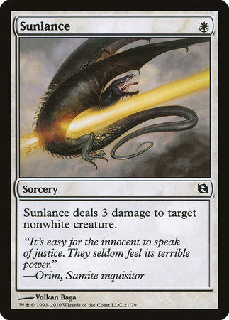 Sunlance [Duel Decks: Elspeth vs. Tezzeret] | Gate City Games LLC