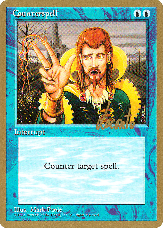Counterspell (Michael Loconto) [Pro Tour Collector Set] | Gate City Games LLC