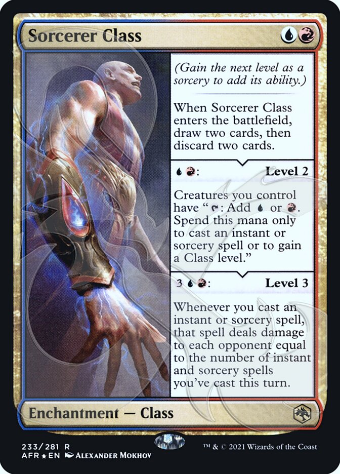 Sorcerer Class (Ampersand Promo) [Dungeons & Dragons: Adventures in the Forgotten Realms Promos] | Gate City Games LLC