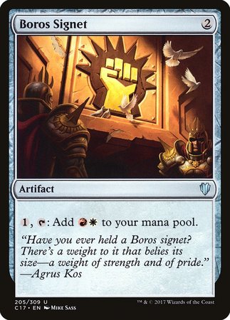 Boros Signet [Commander 2017] | Gate City Games LLC