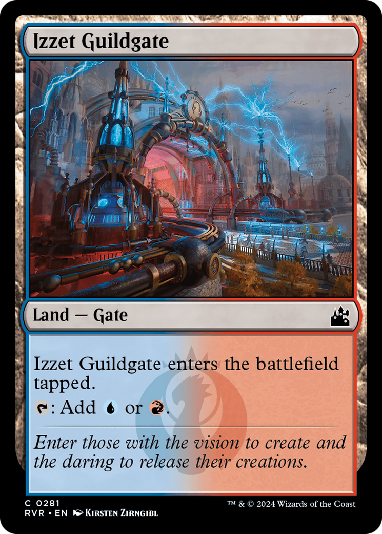 Izzet Guildgate [Ravnica Remastered] | Gate City Games LLC